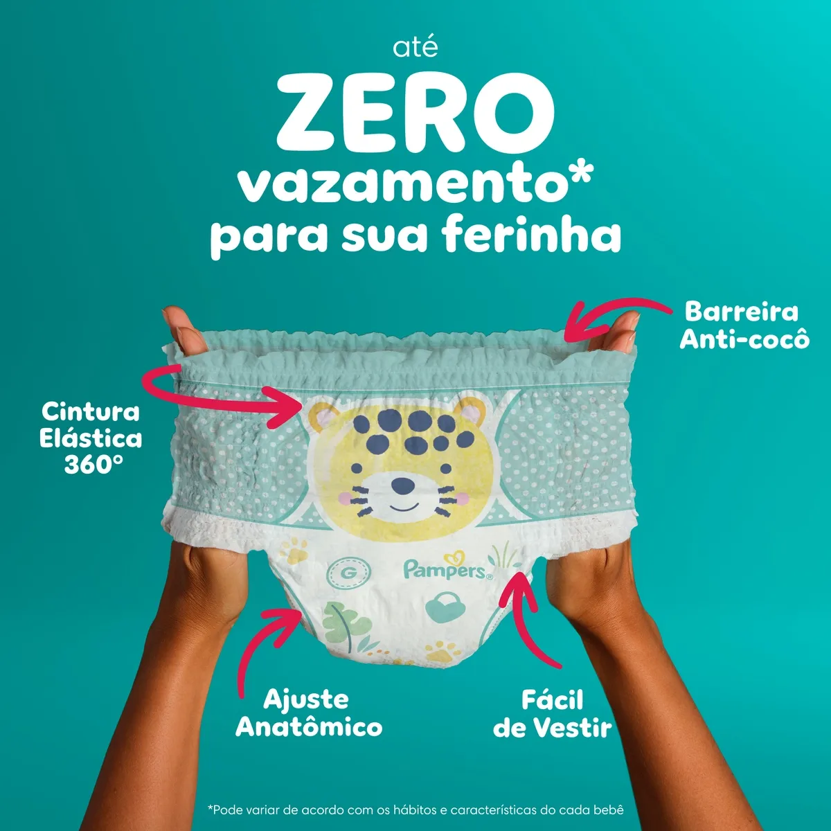 Fralda Pampers Pants Ajuste Total XG 66 Unidades — foto 2