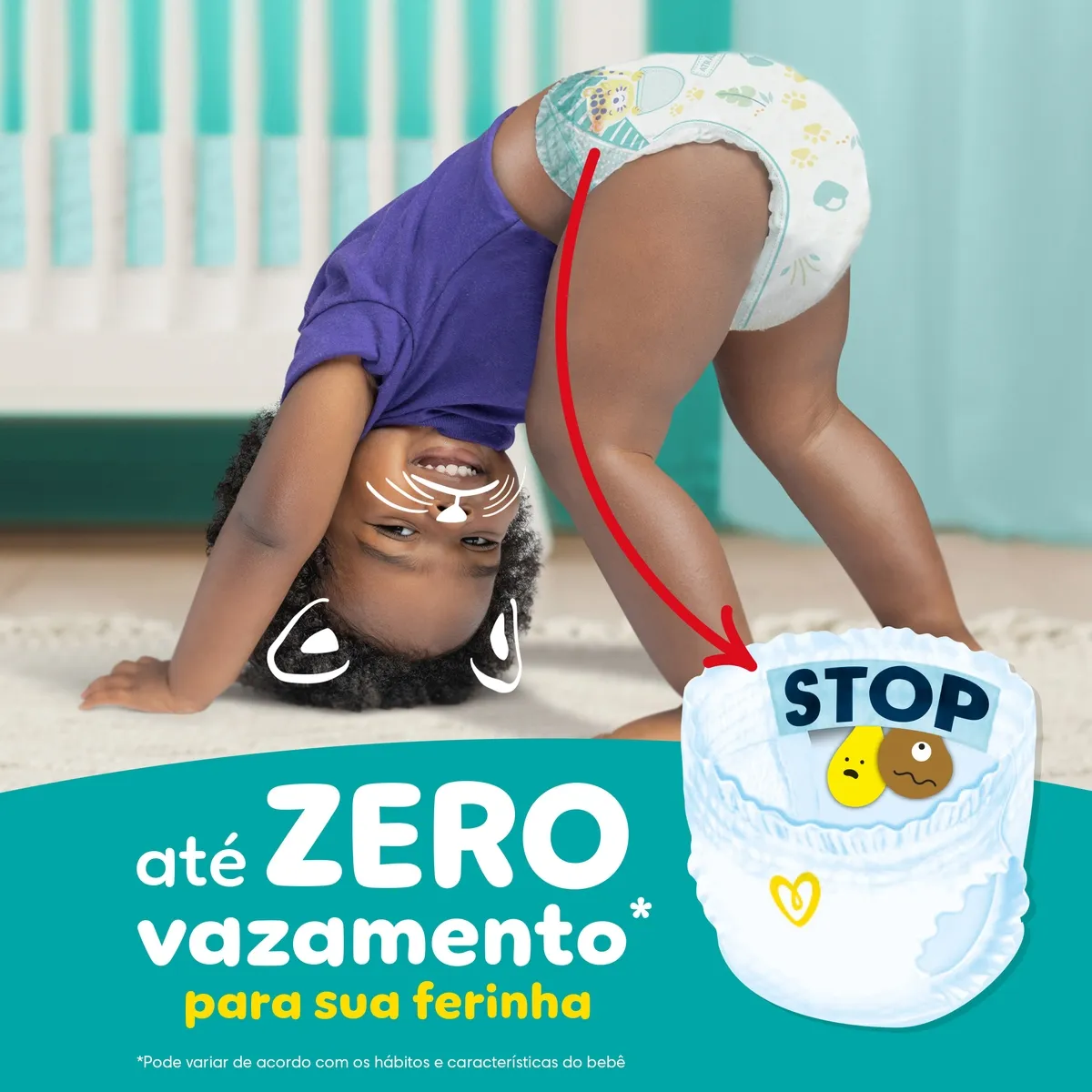Fralda Pampers Pants Ajuste Total Xg 82 Unidades — foto 7