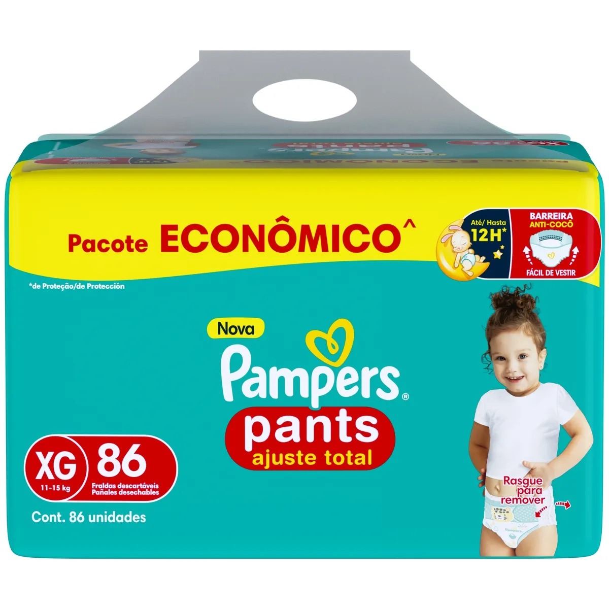 Fralda Pampers Pants Ajuste Total XG 86 Unidades — foto 7