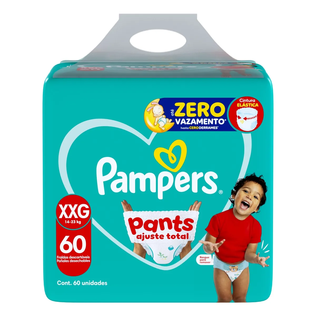 Fralda Pampers Pants Ajuste Total XXG 60 Unidades — foto 8