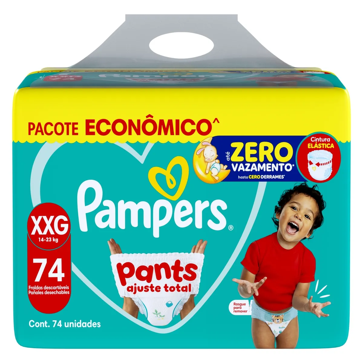 Fralda Pampers Pants Ajuste Total Xxg 74 Unidades — foto 10