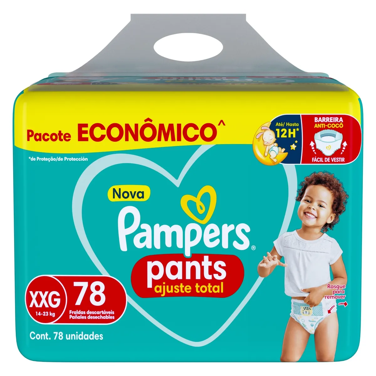 Fralda Pampers Pants Ajuste Total XXG 78 Unidades — foto 7