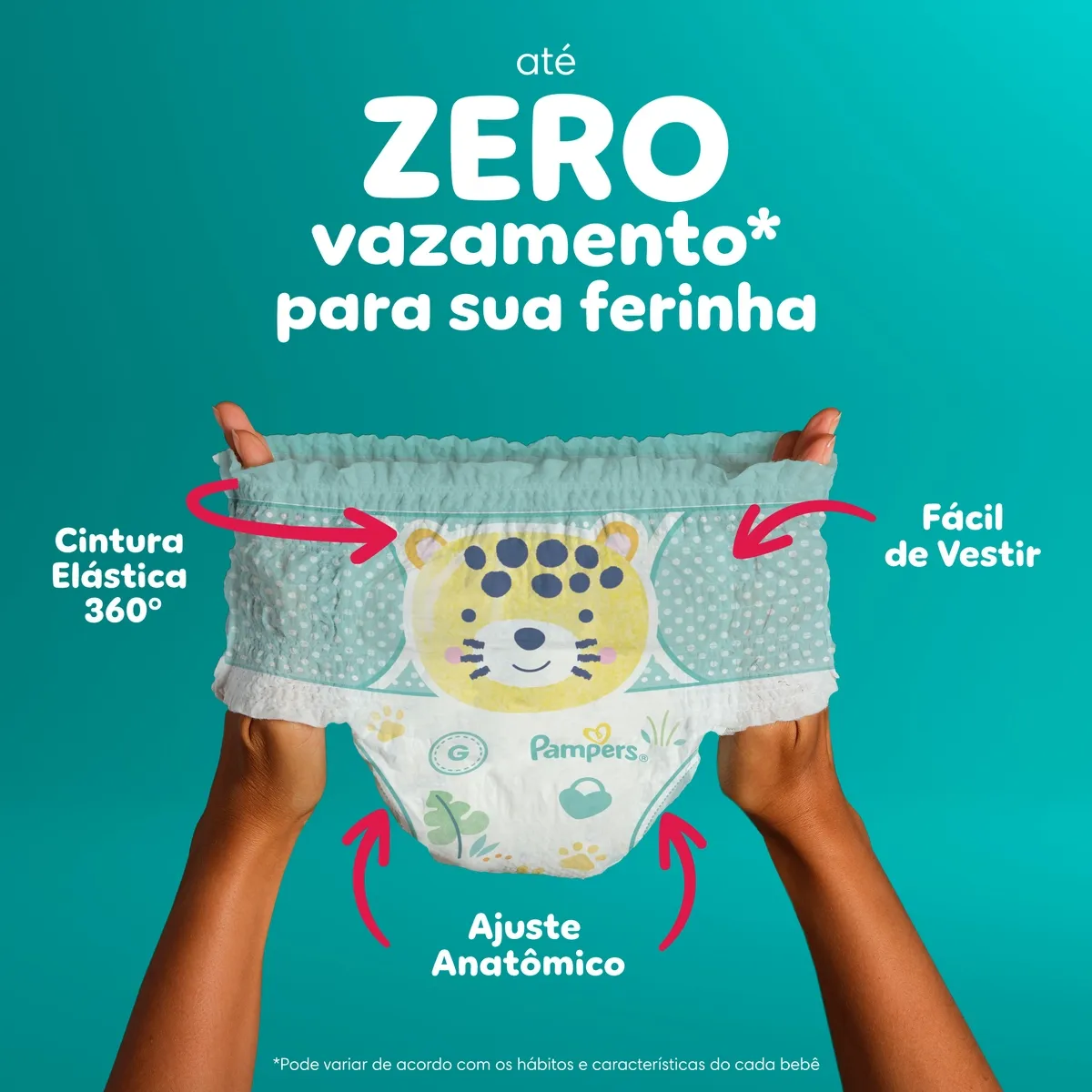 Fralda Pampers Pants Ajuste Total XXXG 54 Unidades — foto 2