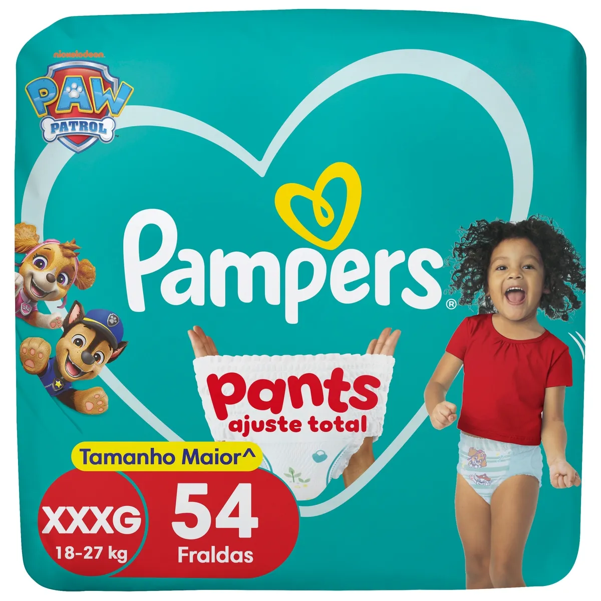 Fralda Pampers Pants Ajuste Total XXXG 54 Unidades