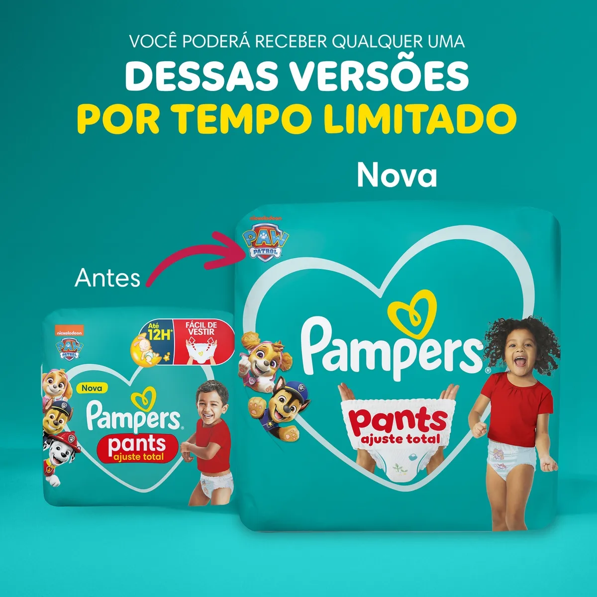 Fralda Pampers Pants Ajuste Total Xxxg 66 Unidades — foto 4