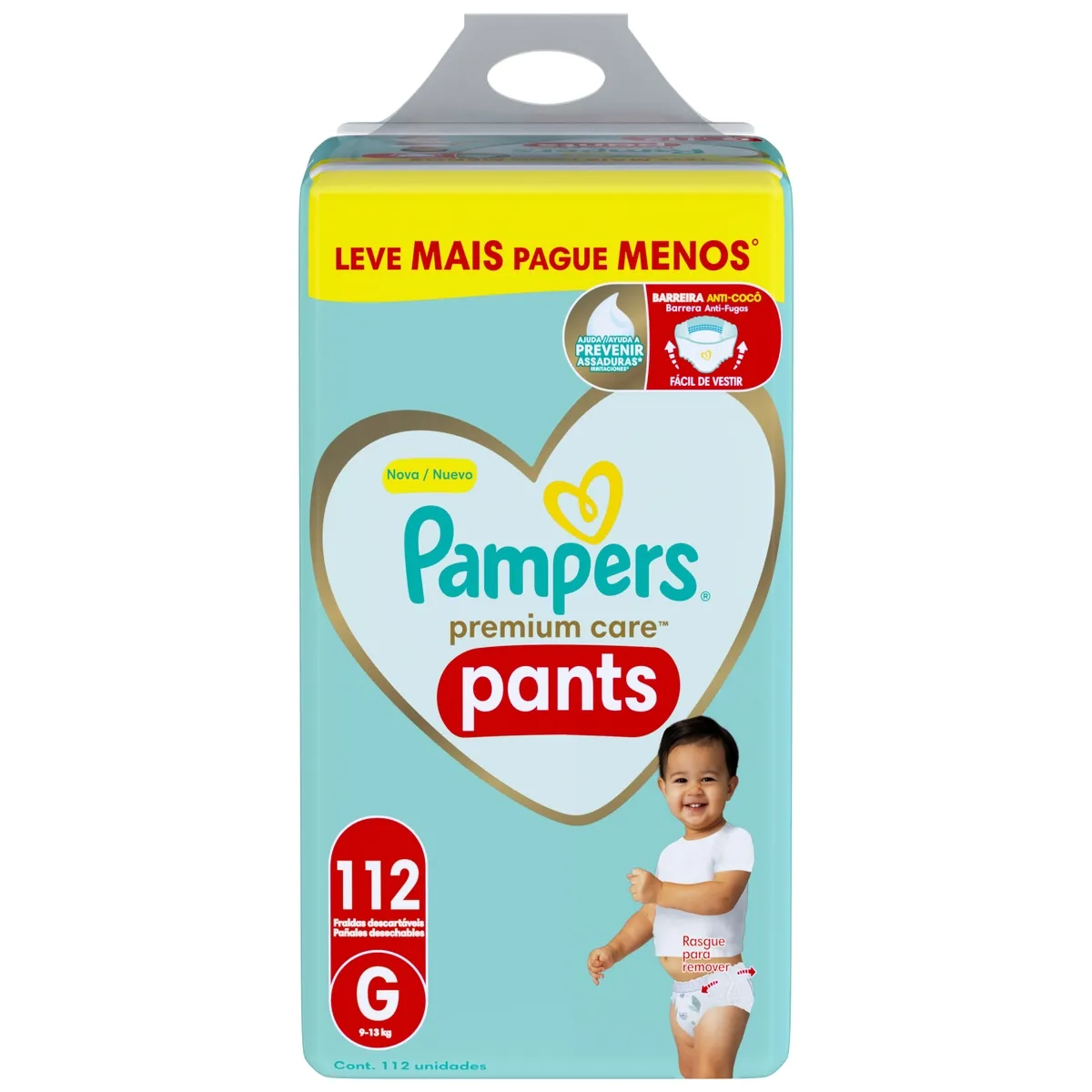 Fralda Pampers Pants Premium Care G 112 Unidades — foto 8
