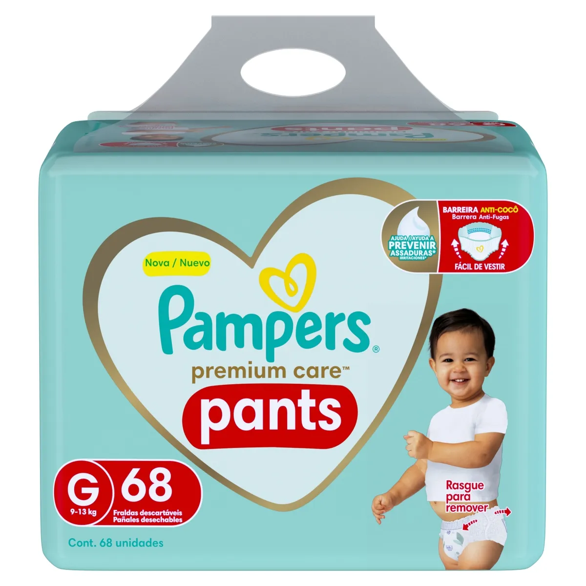 Fralda Pampers Pants Premium Care G 68 Unidades — foto 8