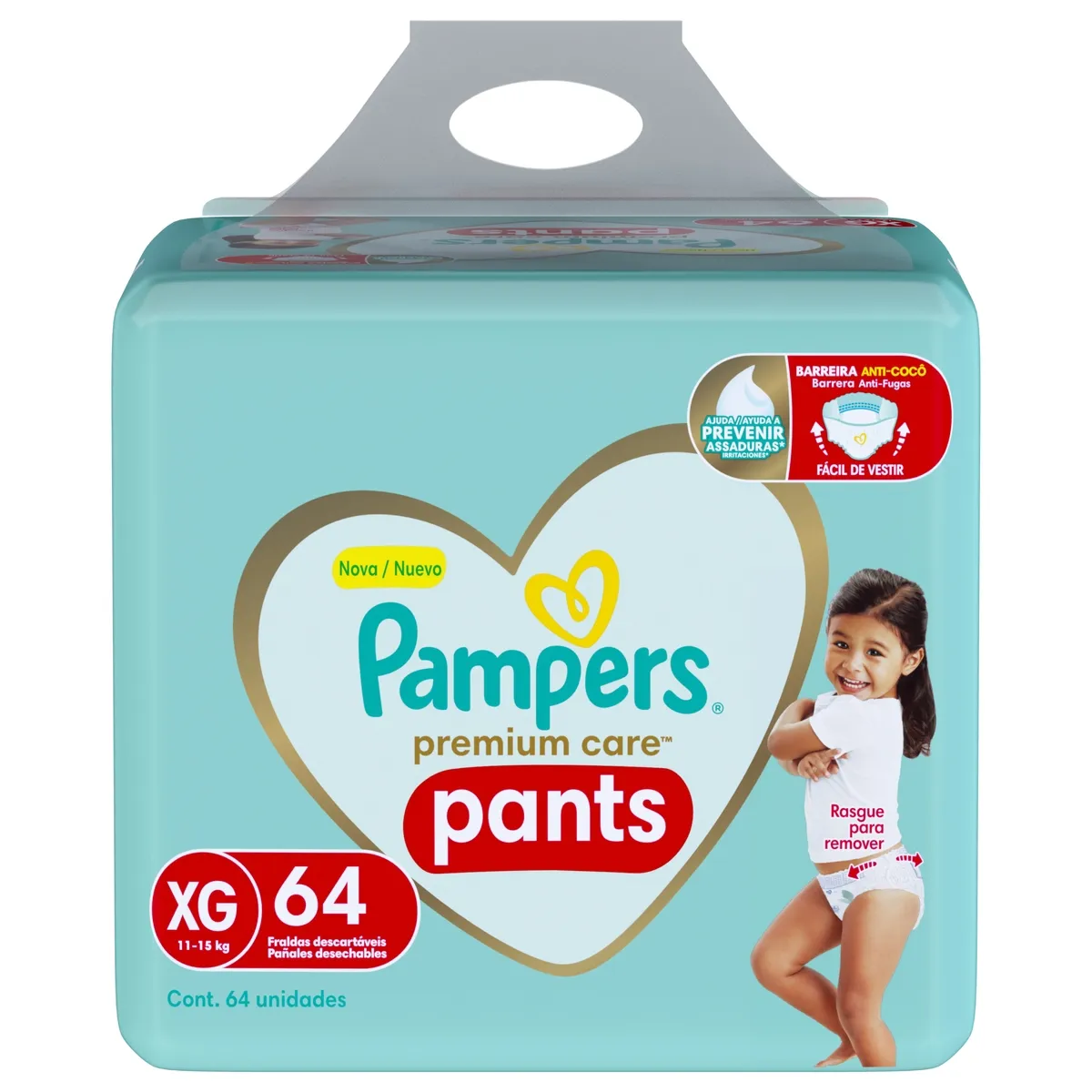 Fralda Pampers Pants Premium Care XG 64 Unidades — foto 8