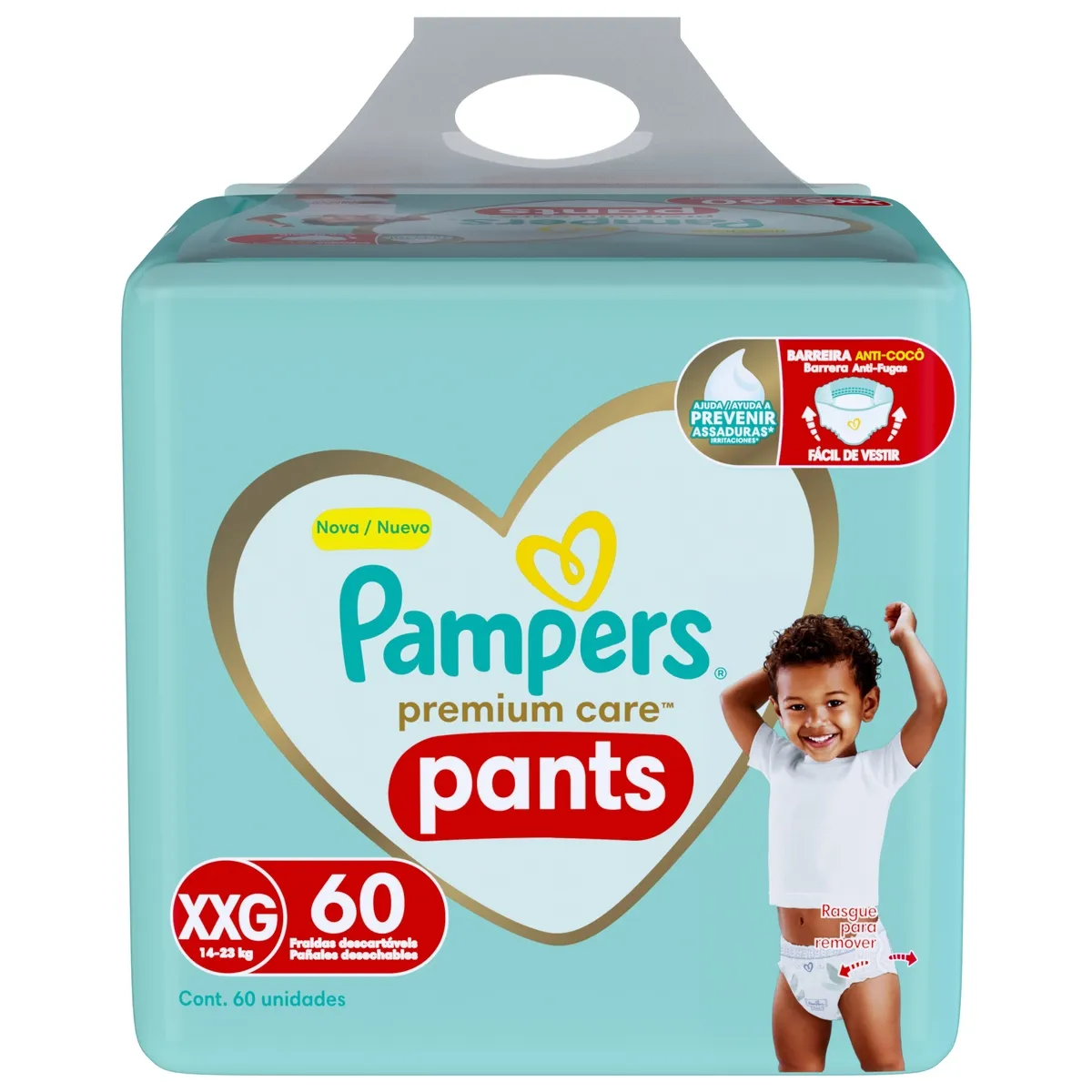 Fralda Pampers Pants Premium Care XXG 60 Unidades — foto 8
