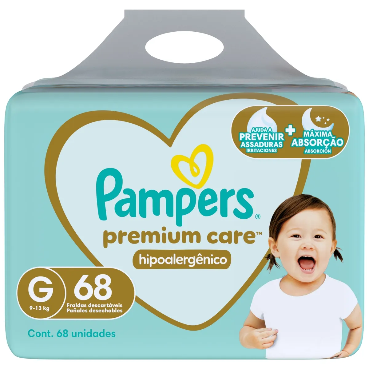 Fralda Pampers Premium Care G 68 Unidades — foto 8