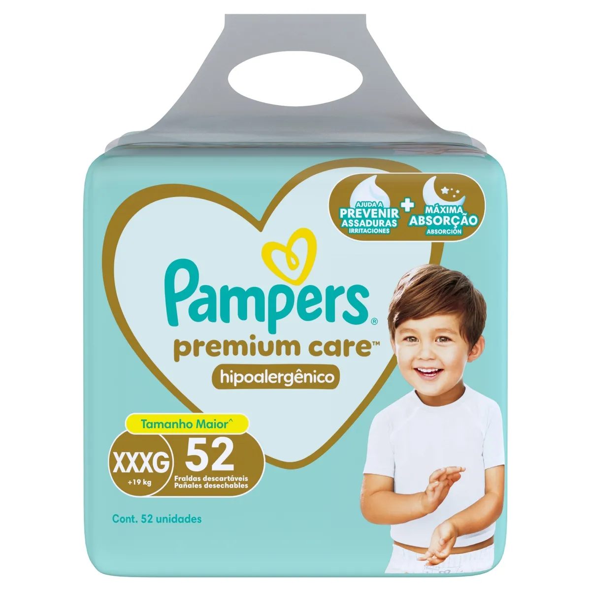 Fralda Pampers Premium Care XXXG 52 Unidades — foto 8