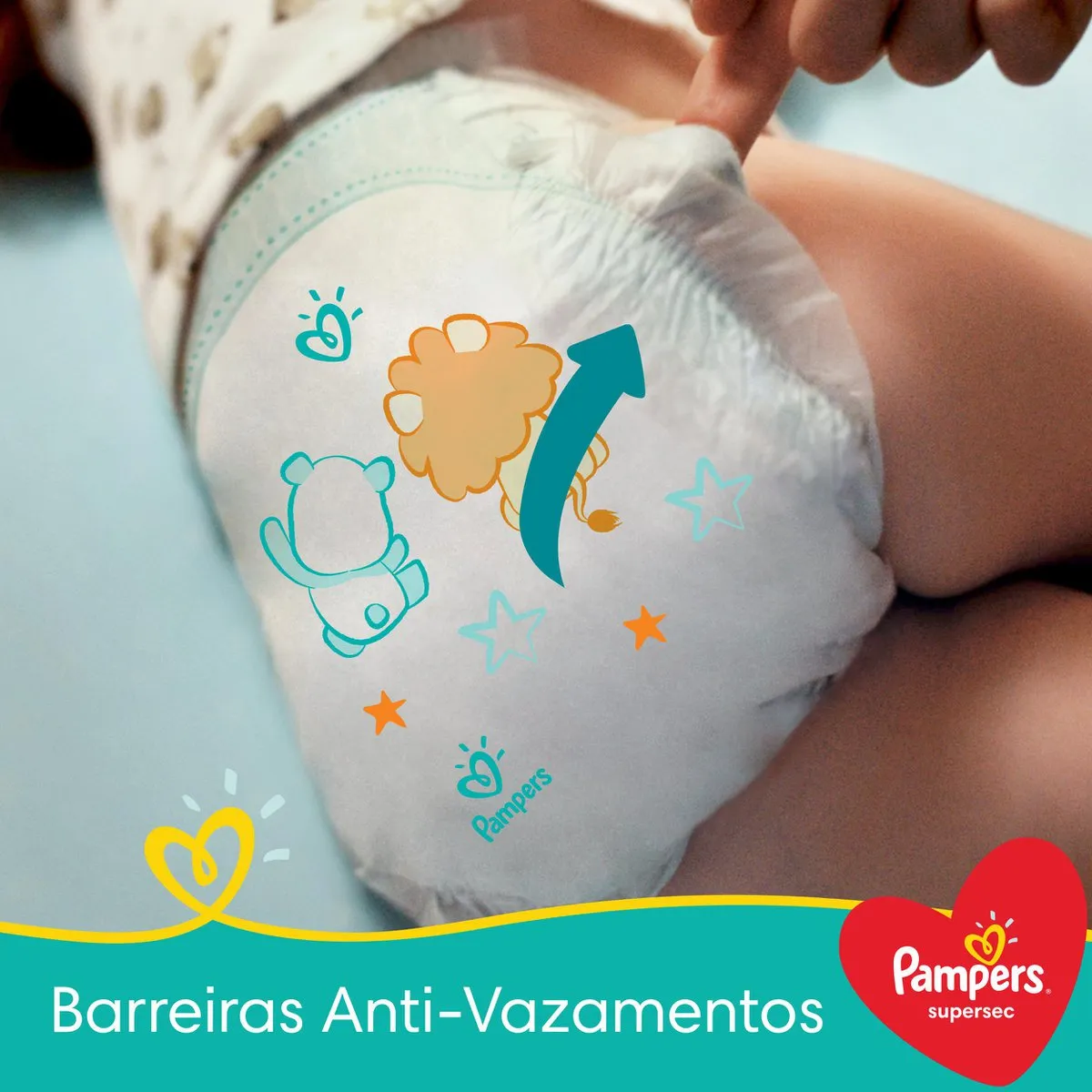 Fralda Pampers Supersec M 30 Unidades — foto 7