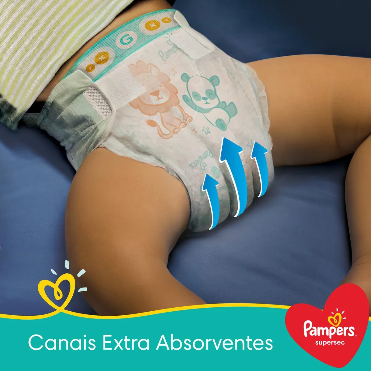 Fralda Pampers Supersec P 34 Unidades — foto 4