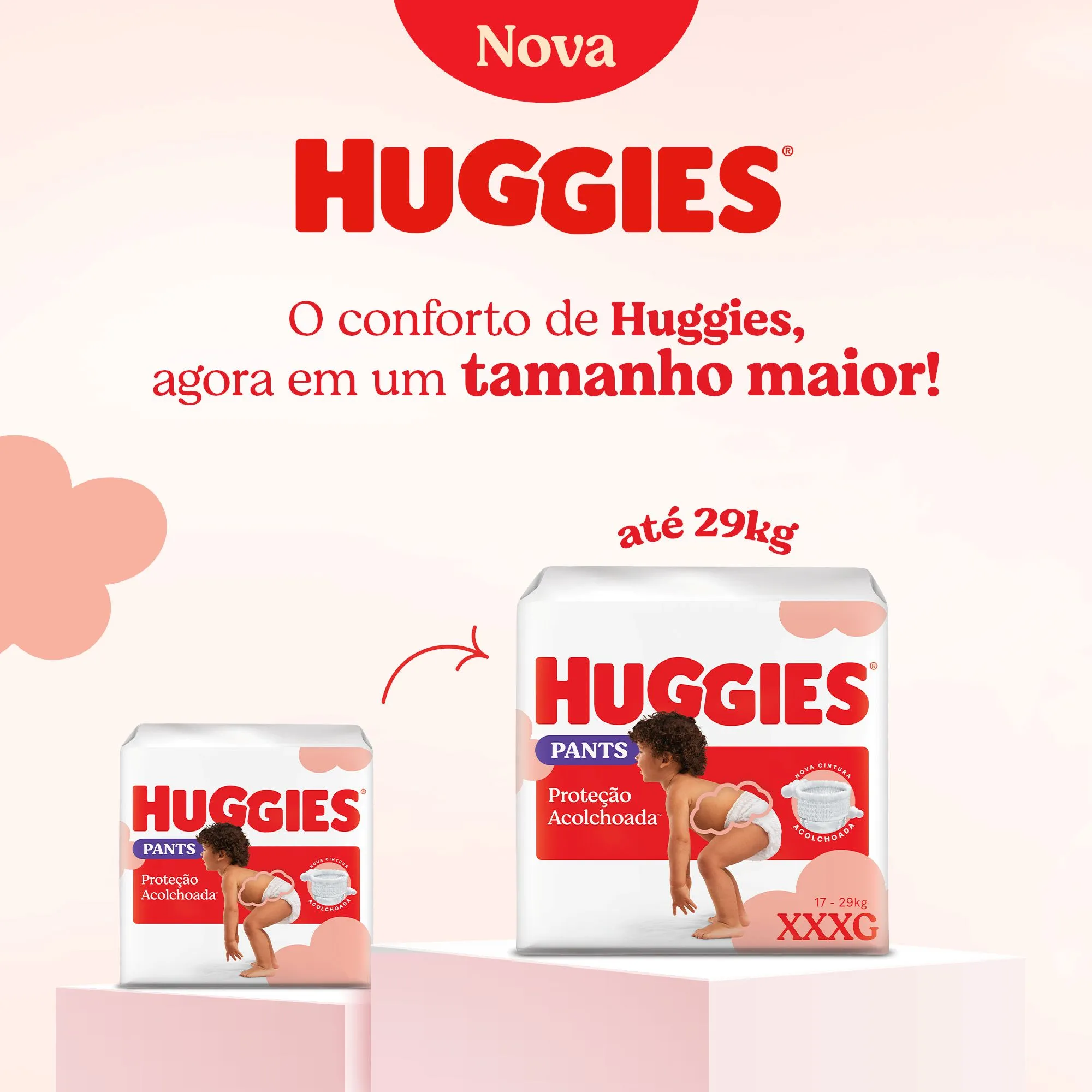 Fraldas Huggies Pants Proteção Acolchoada Mx Xxxg — foto 2