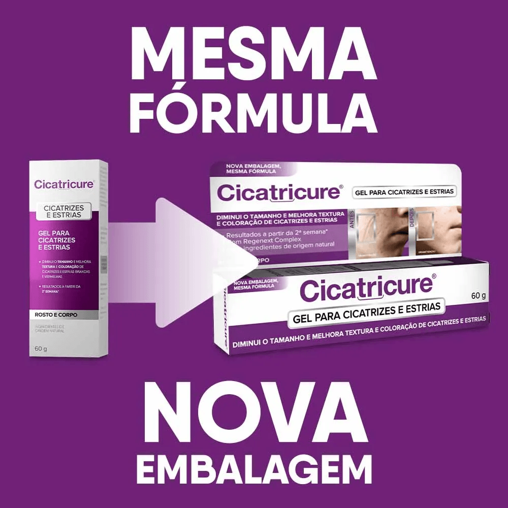 Gel Cicatricure para Cicatrizes e Estrias 60g — foto 5