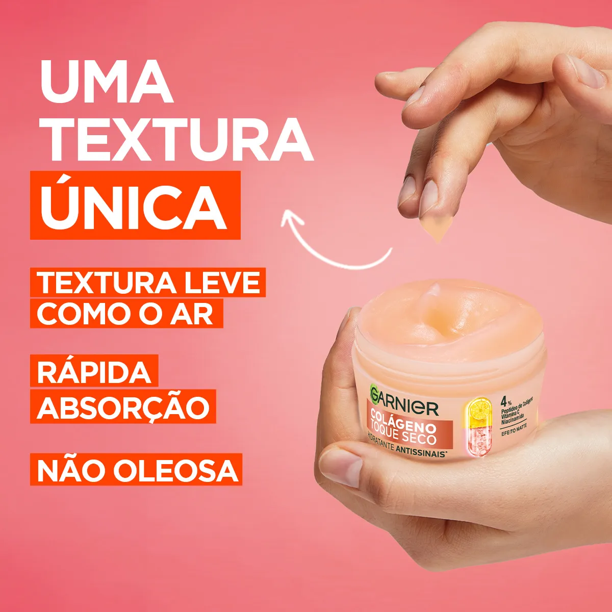 Gel Creme Facial Garnier SkinActive Colágeno Antissinais Toque Seco 85g — foto 4