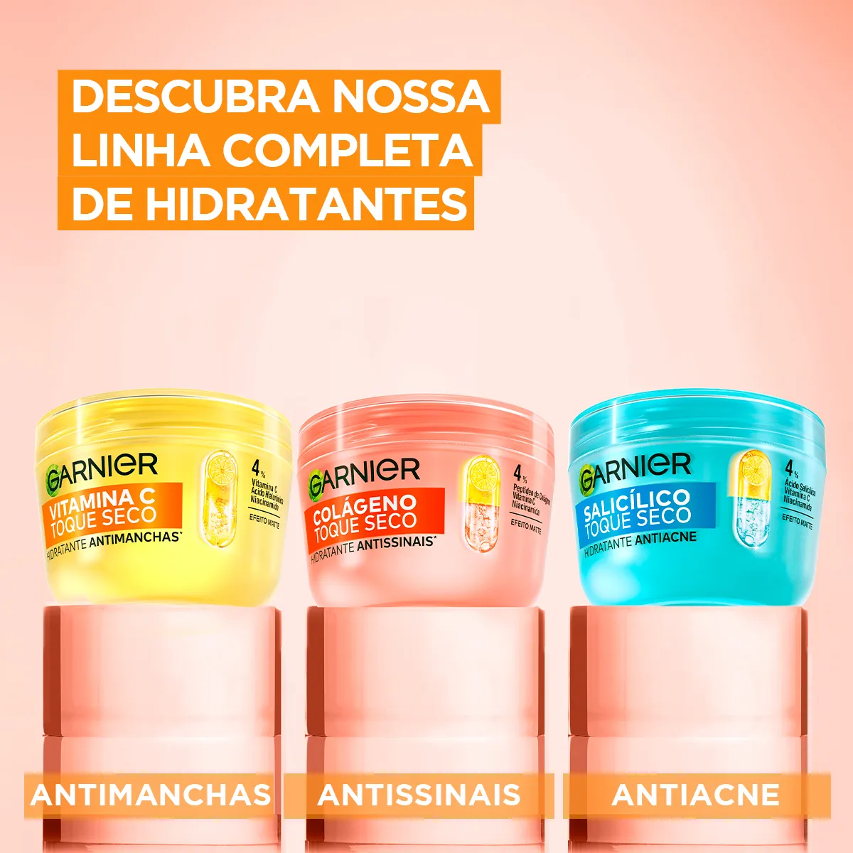 Gel Creme Facial Garnier SkinActive Colágeno Antissinais Toque Seco 85g — foto 6