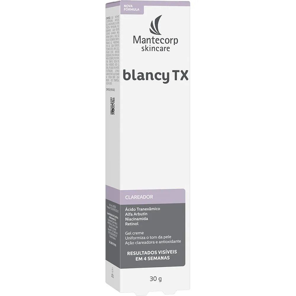 Gel Creme Facial Mantecorp Skincare Blancy TX Clareador 30g