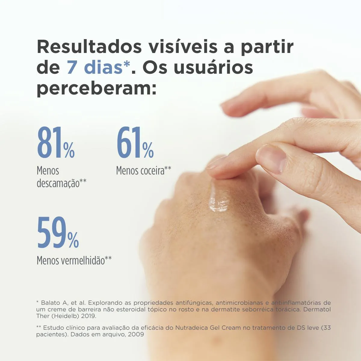 Gel Creme Facial Nutradeica Isdin para Pele Descamativa 50ml — foto 3