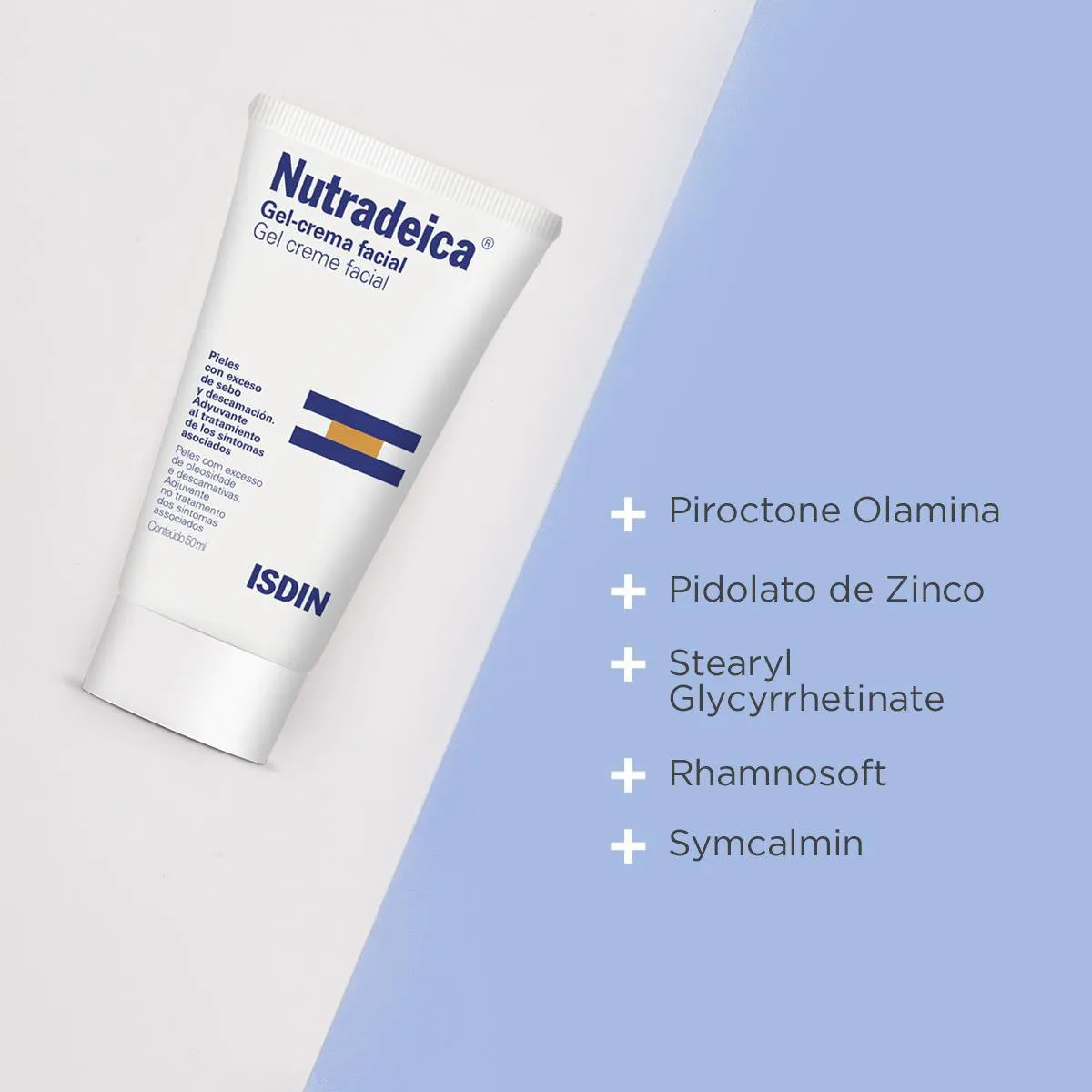 Gel Creme Facial Nutradeica Isdin para Pele Descamativa 50ml — foto 4