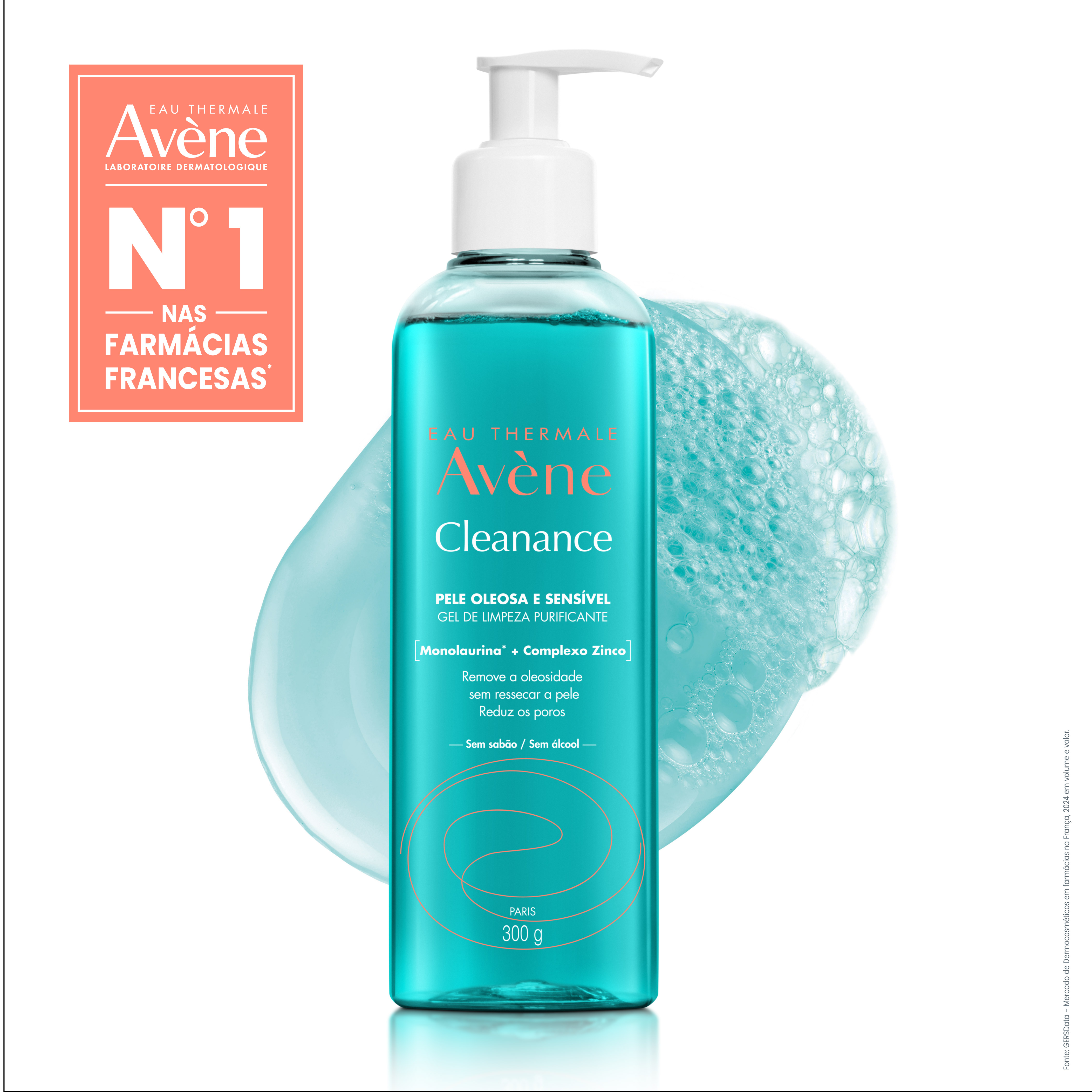 Gel de Limpeza Facial Avène Cleanance 300ml — foto 2