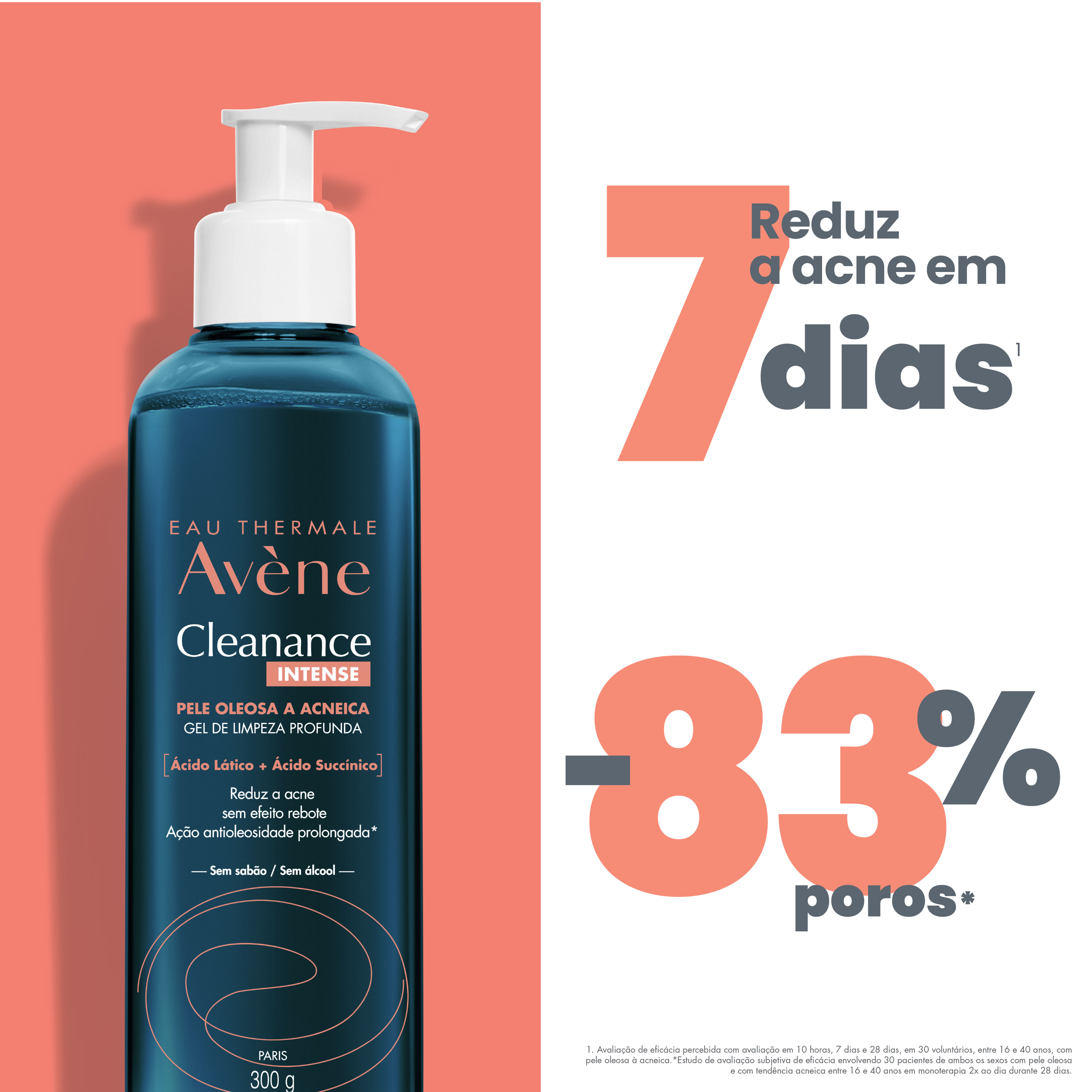 Gel de Limpeza Facial Avène Cleanance Intense Antioleosidade 240g — foto 3