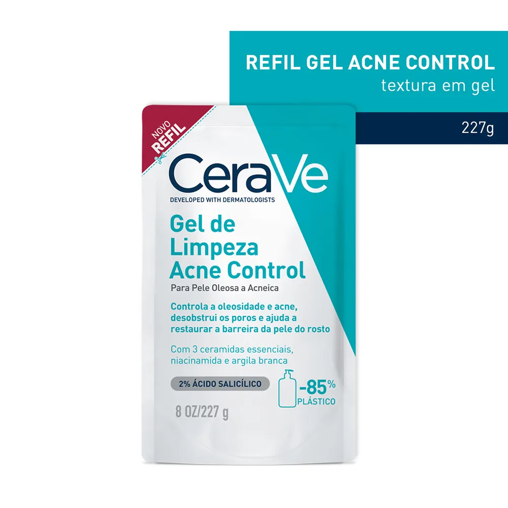 Gel de Limpeza Facial CeraVe Acne Control 227g — foto 3