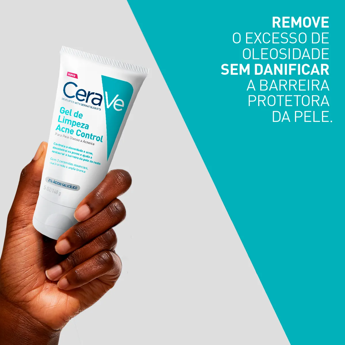 Gel de Limpeza Facial CeraVe Acne Control 227g — foto 5
