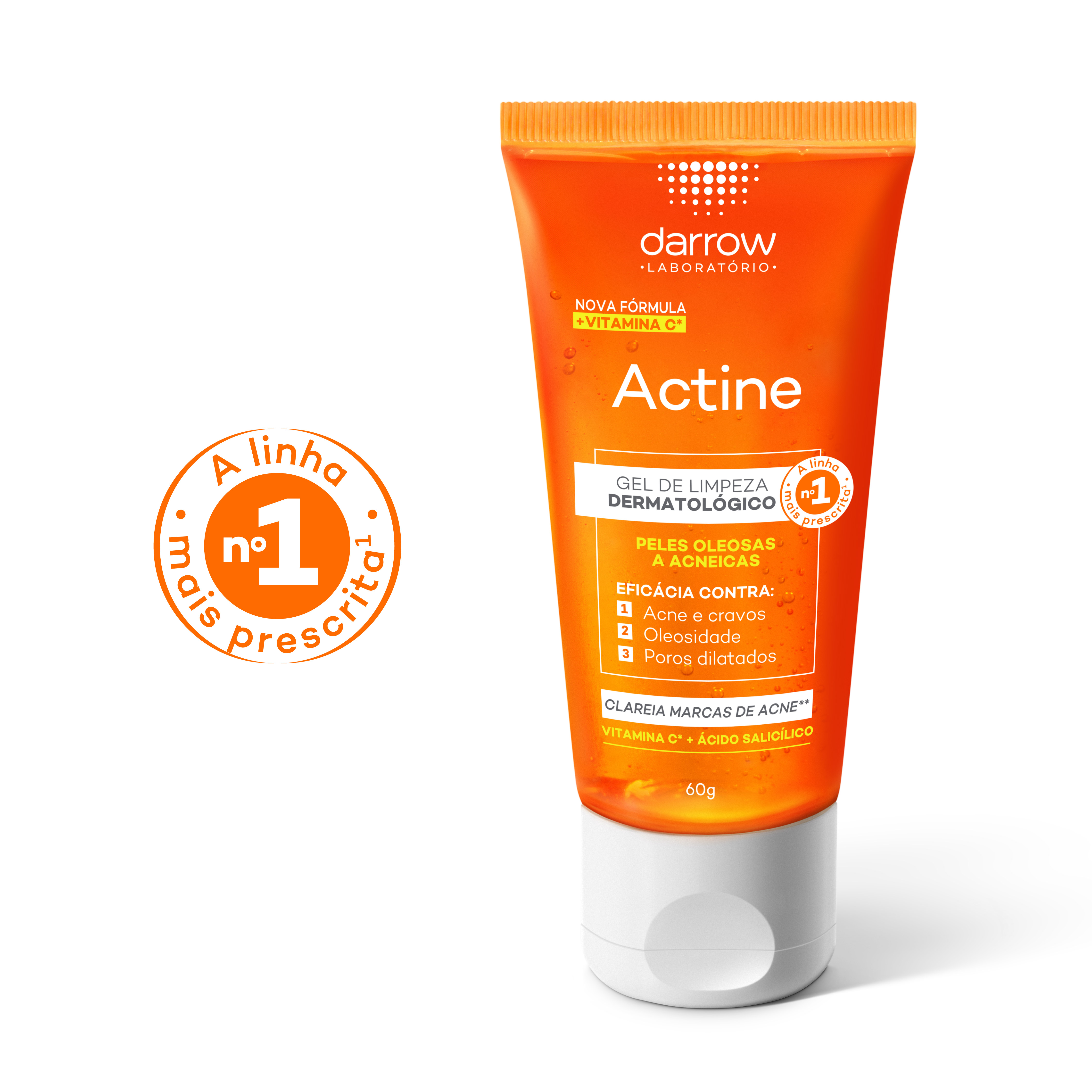 Gel de Limpeza Facial Darrow Actine Antioleosidade 60g — foto 2