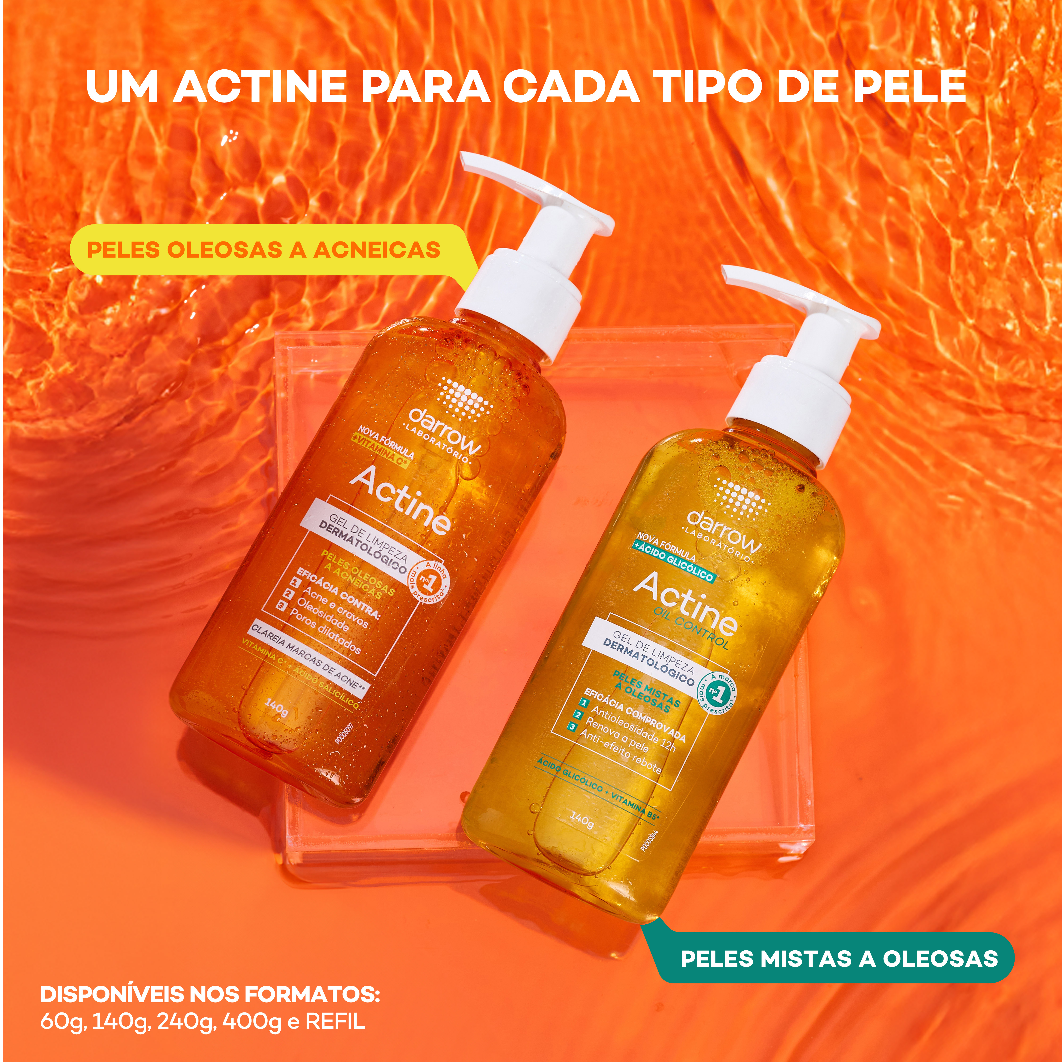 Gel de Limpeza Facial Darrow Actine Antioleosidade e Antiacne 140g — foto 5