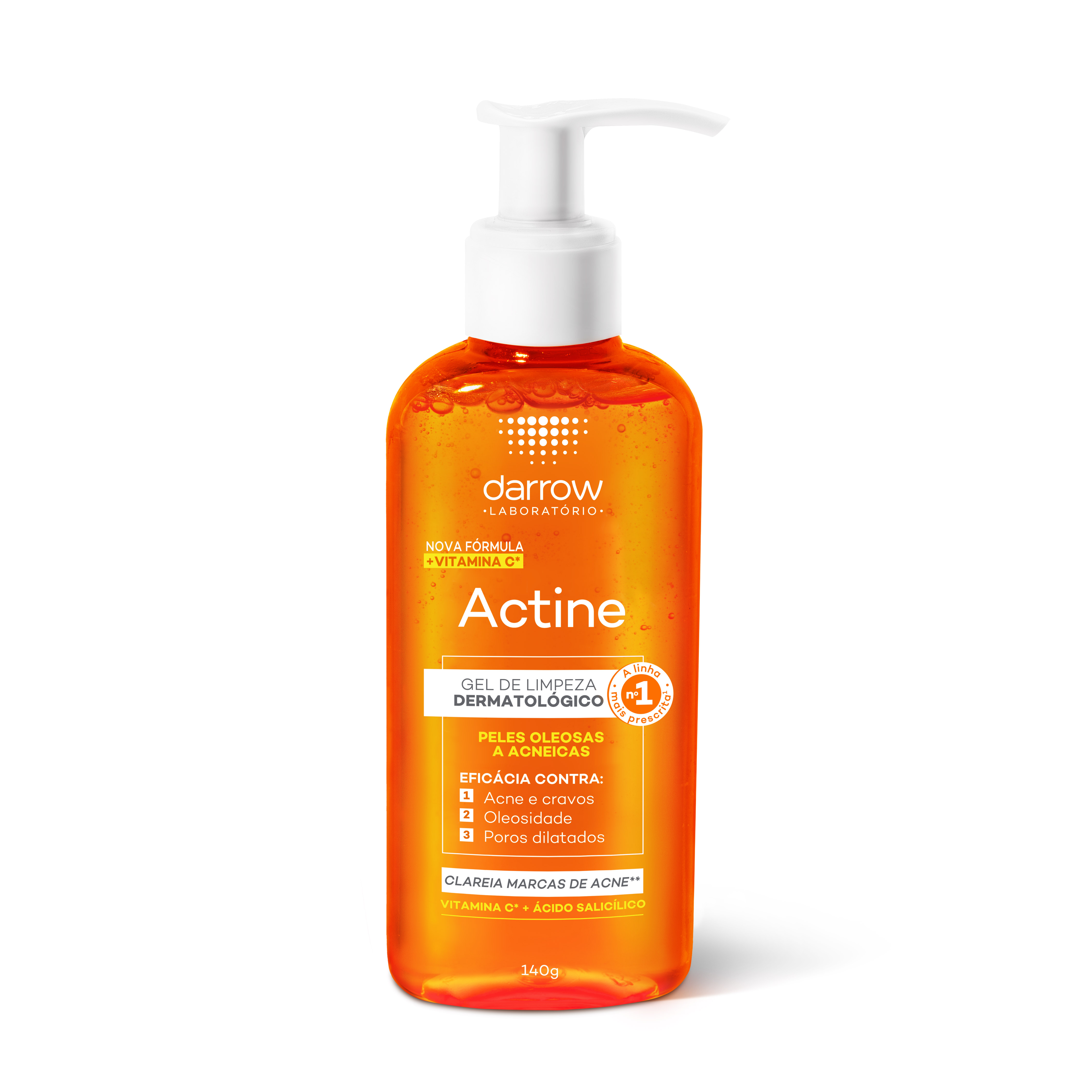 Gel de Limpeza Facial Darrow Actine Antioleosidade e Antiacne 140g — foto 7