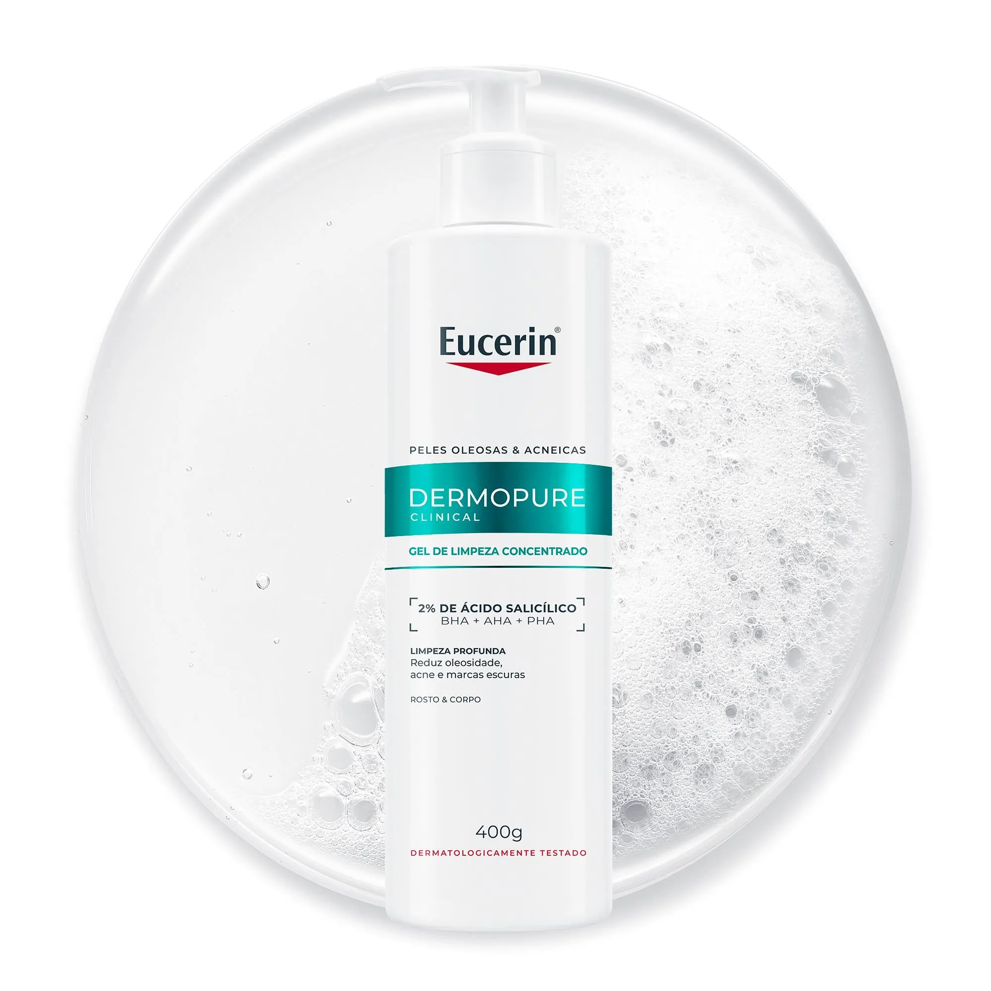 Gel de Limpeza Facial Eucerin DermoPure Concentrado 400g — foto 2