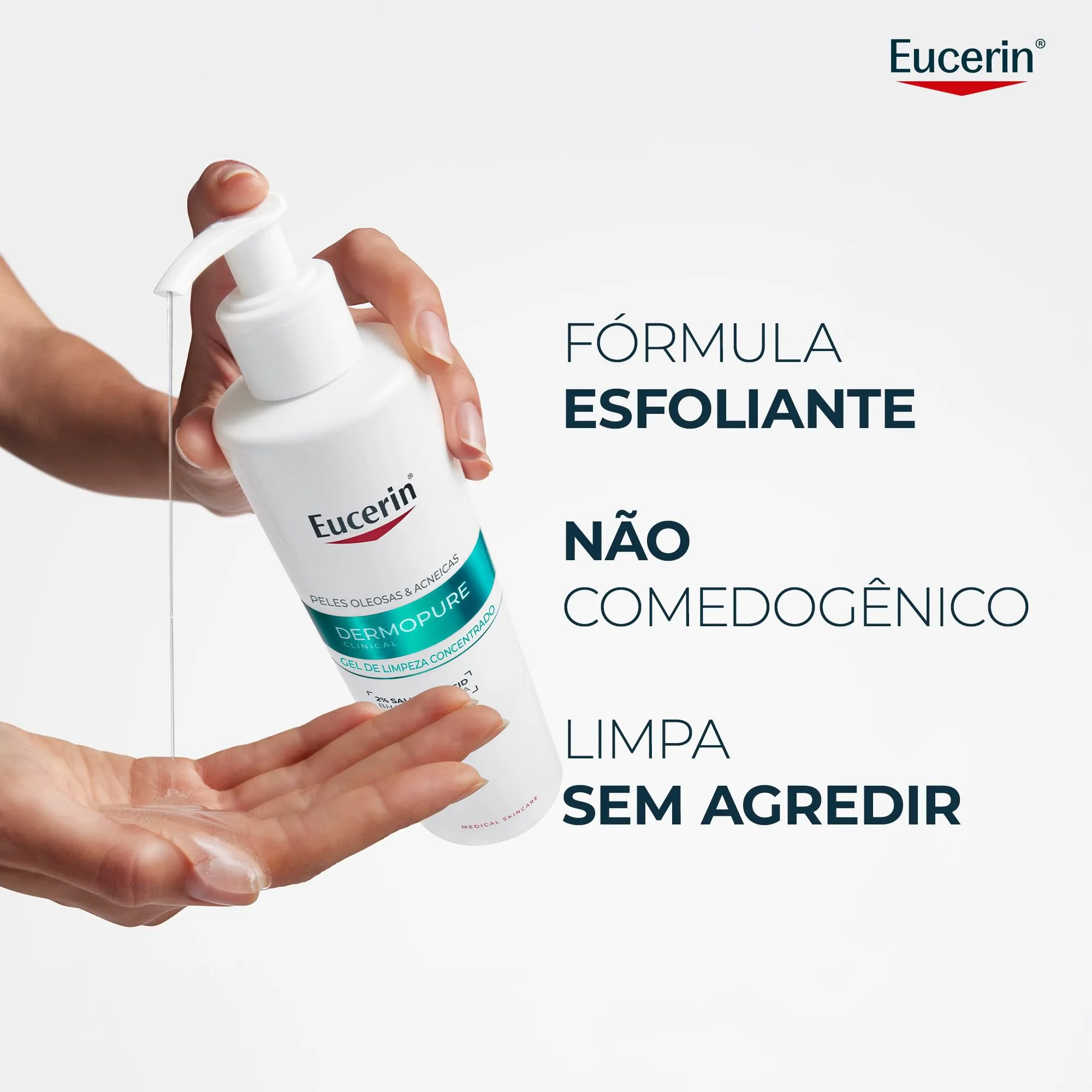 Gel de Limpeza Facial Eucerin DermoPure Concentrado 400g — foto 5