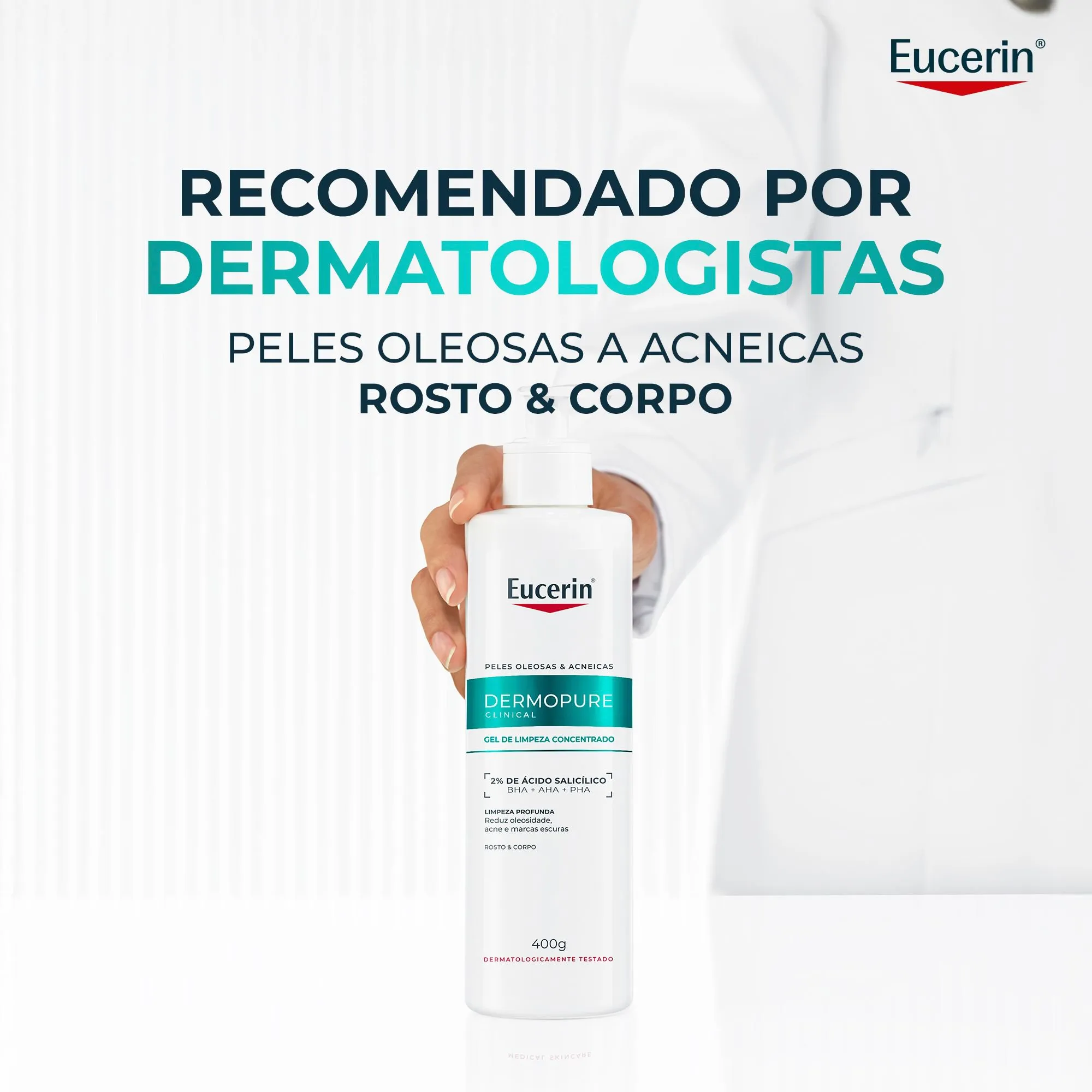 Gel de Limpeza Facial Eucerin DermoPure Concentrado 400g — foto 10