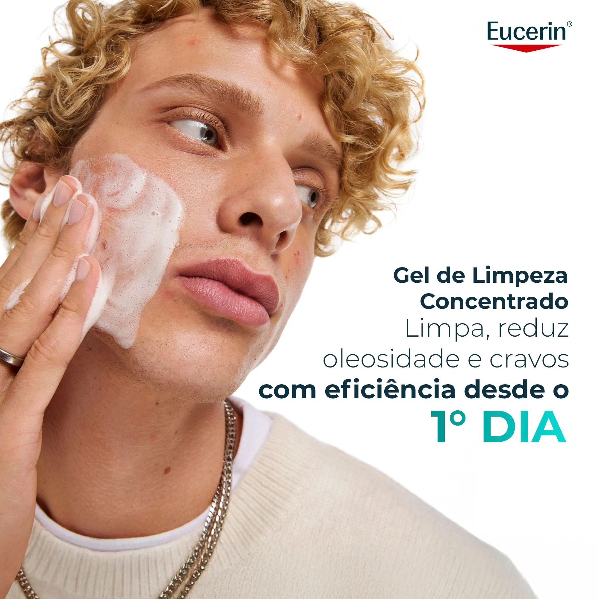 Gel de Limpeza Facial Eucerin DermoPure Concentrado 400g — foto 4