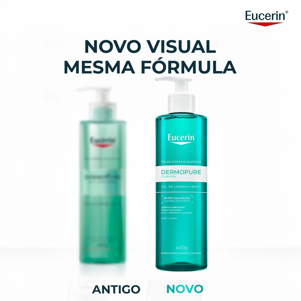 Gel de Limpeza Facial Eucerin DermoPure Oil Control Gentil 400g — foto 2