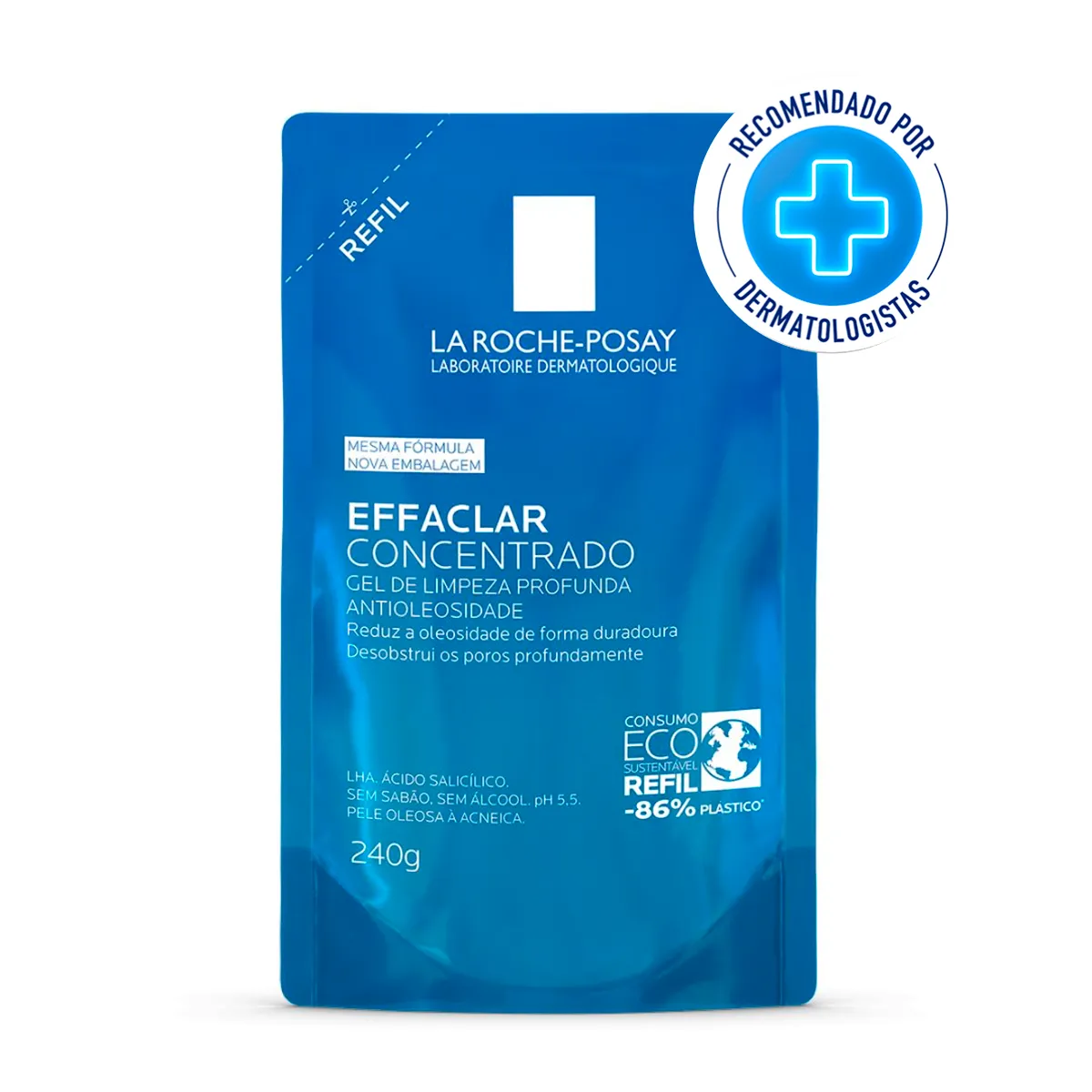 Gel de Limpeza Facial La Roche-Posay Effaclar Concentrado 240g — foto 2