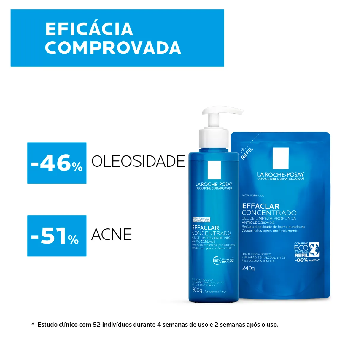 Gel de Limpeza Facial La Roche-Posay Effaclar Concentrado 240g — foto 6