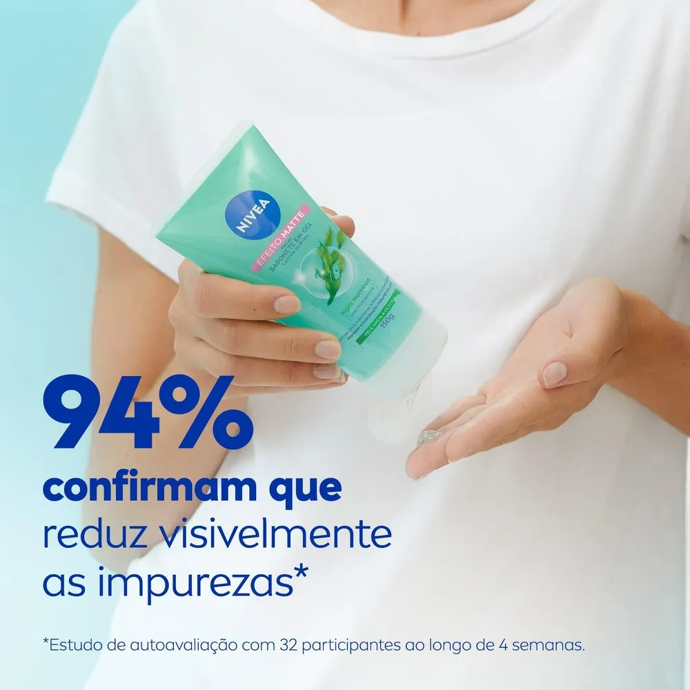 Gel de Limpeza Facial Nivea Visage Pele Oleosa 150ml — foto 4