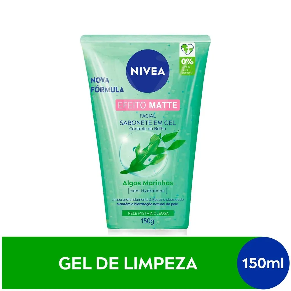 Gel de Limpeza Facial Nivea Visage Pele Oleosa 150ml — foto 2