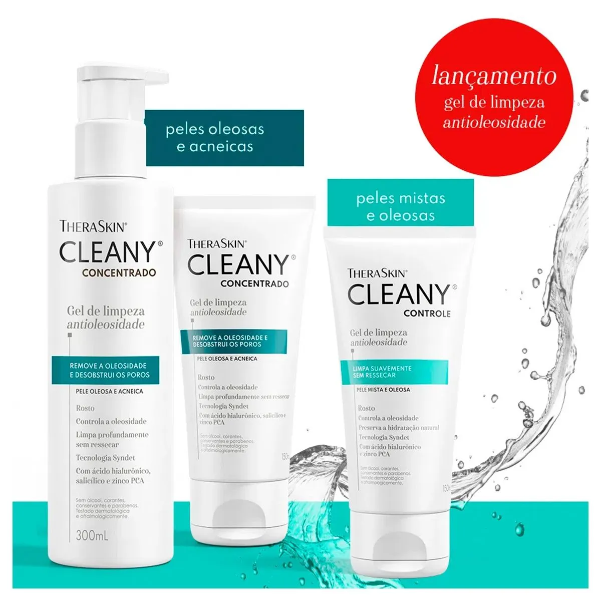 Gel de Limpeza Facial Theraskin Cleany Controle Antioleosidade 150ml — foto 3
