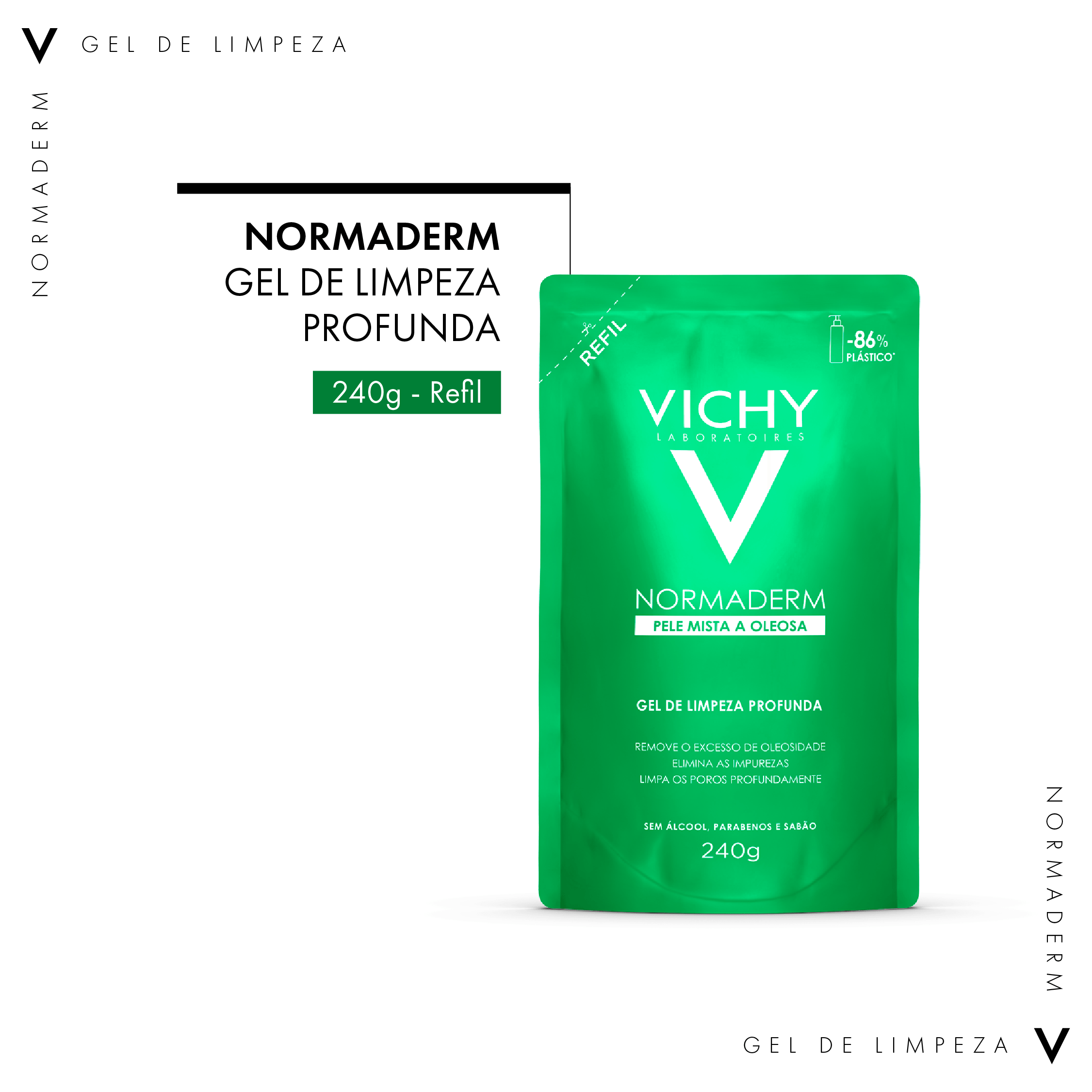Gel de Limpeza Facial Vichy Normaderm Antioleosidade 240g — foto 4