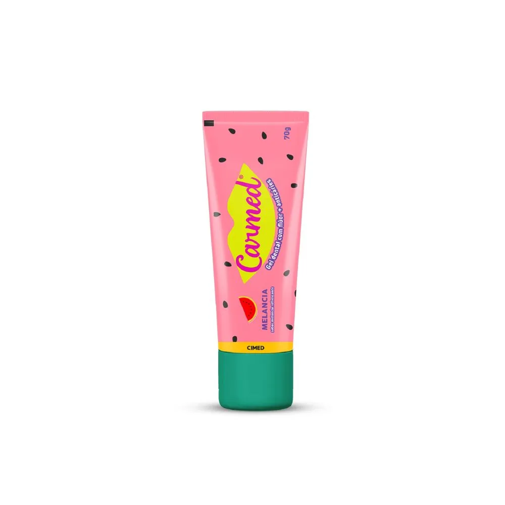 Gel Dental Carmed com Flúor Sabor Melancia 70g