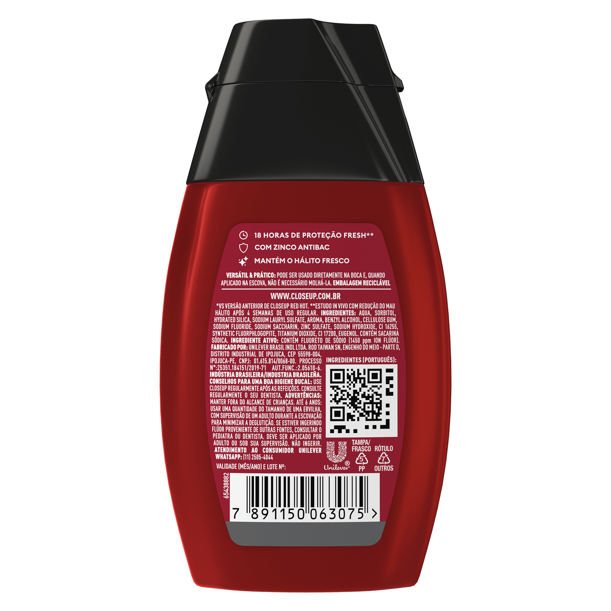 Gel Dental Closeup Liquifresh Sabor Red Hot 100g — foto 3