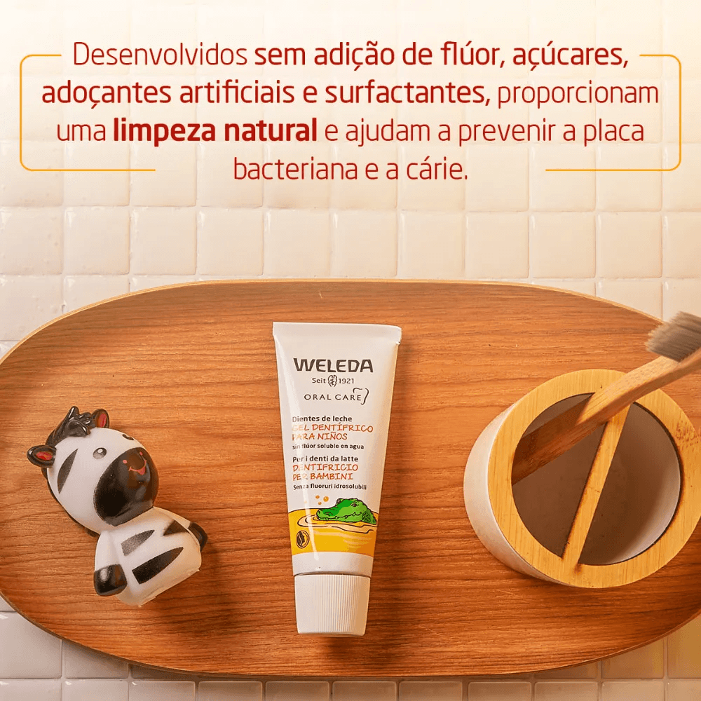 Gel Dental Infantil Weleda Sem Flúor 50ml — foto 5