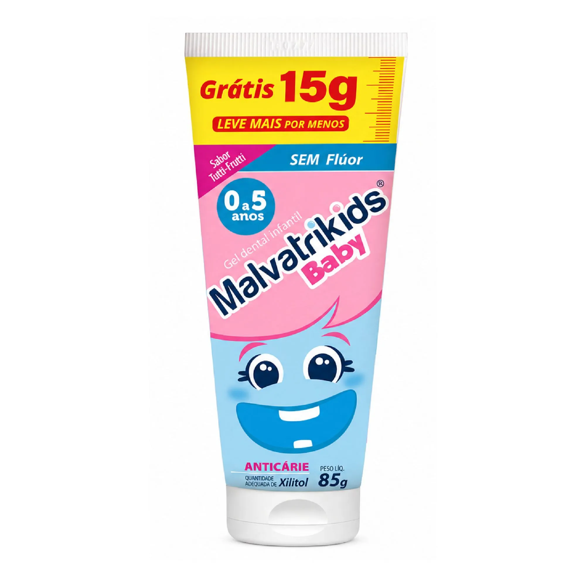 Gel Dental Malvatrikids Baby Tutti Frutti 85g