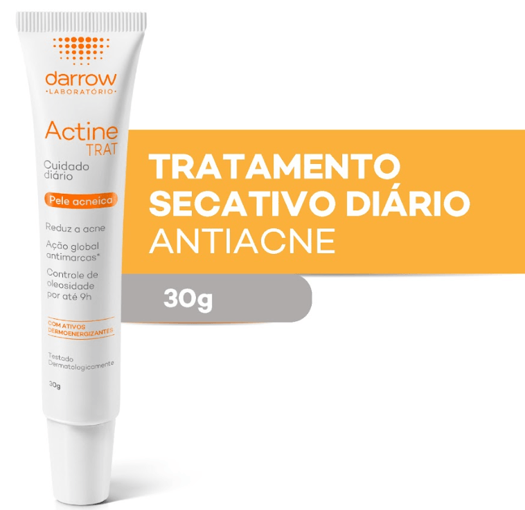 Gel Facial Actine Trat Antiacne Cuidado Diário 30g — foto 3