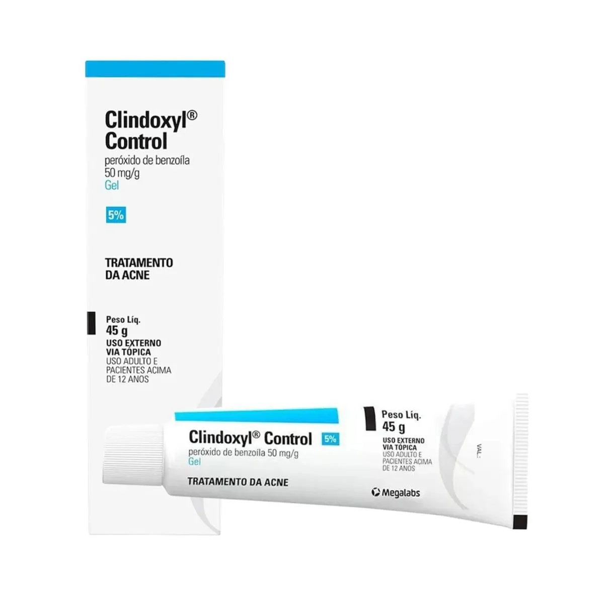 Gel Facial Clindoxyl Control com Peróxido de Benzoíla 5% 45g
