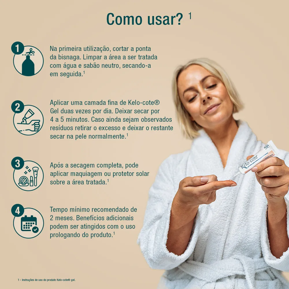Gel para Cicatrizes Kelo-Cote de Silicone 100% 15g — foto 7