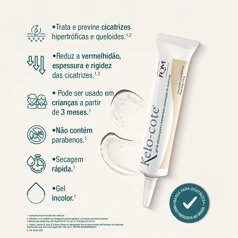 Gel para Cicatrizes Kelo-Cote de Silicone 100% 15g — foto 6